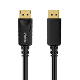 Moread Gold-Plated DisplayPort to DisplayPort Cable (Male to Male) 4K Resolution Ready - Black